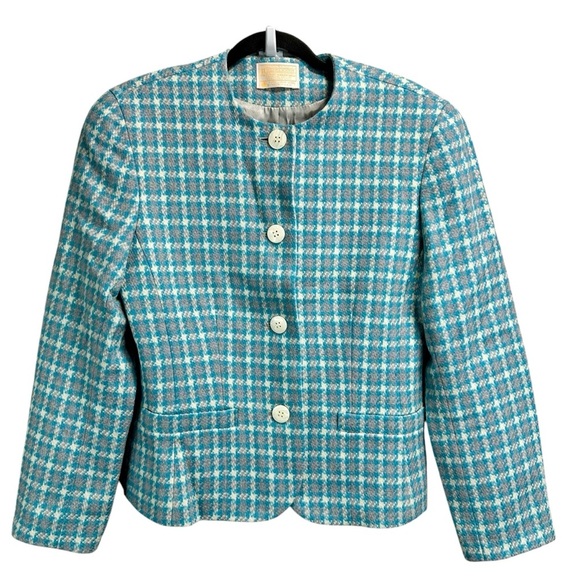 Vintage Pendleton Plaid Blazer Jacket - Picture 4 of 7